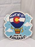Erie Banana Sticker