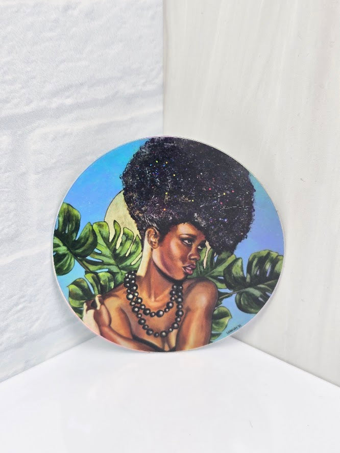 Plant Woman Sticker