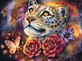 Ember | Archival Print and Rhinestones