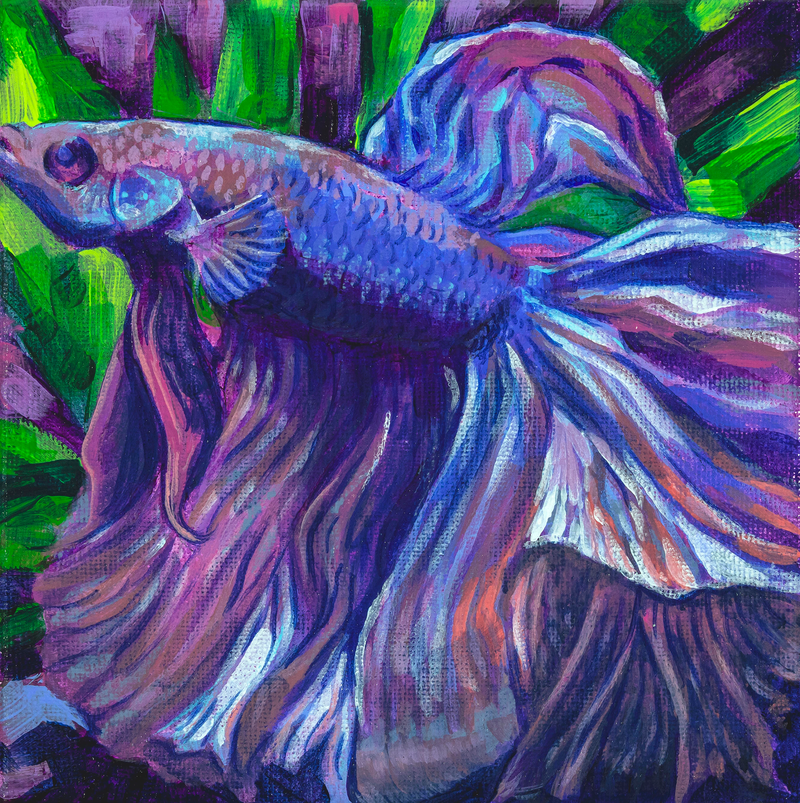 Bloom in Motion Original Painting