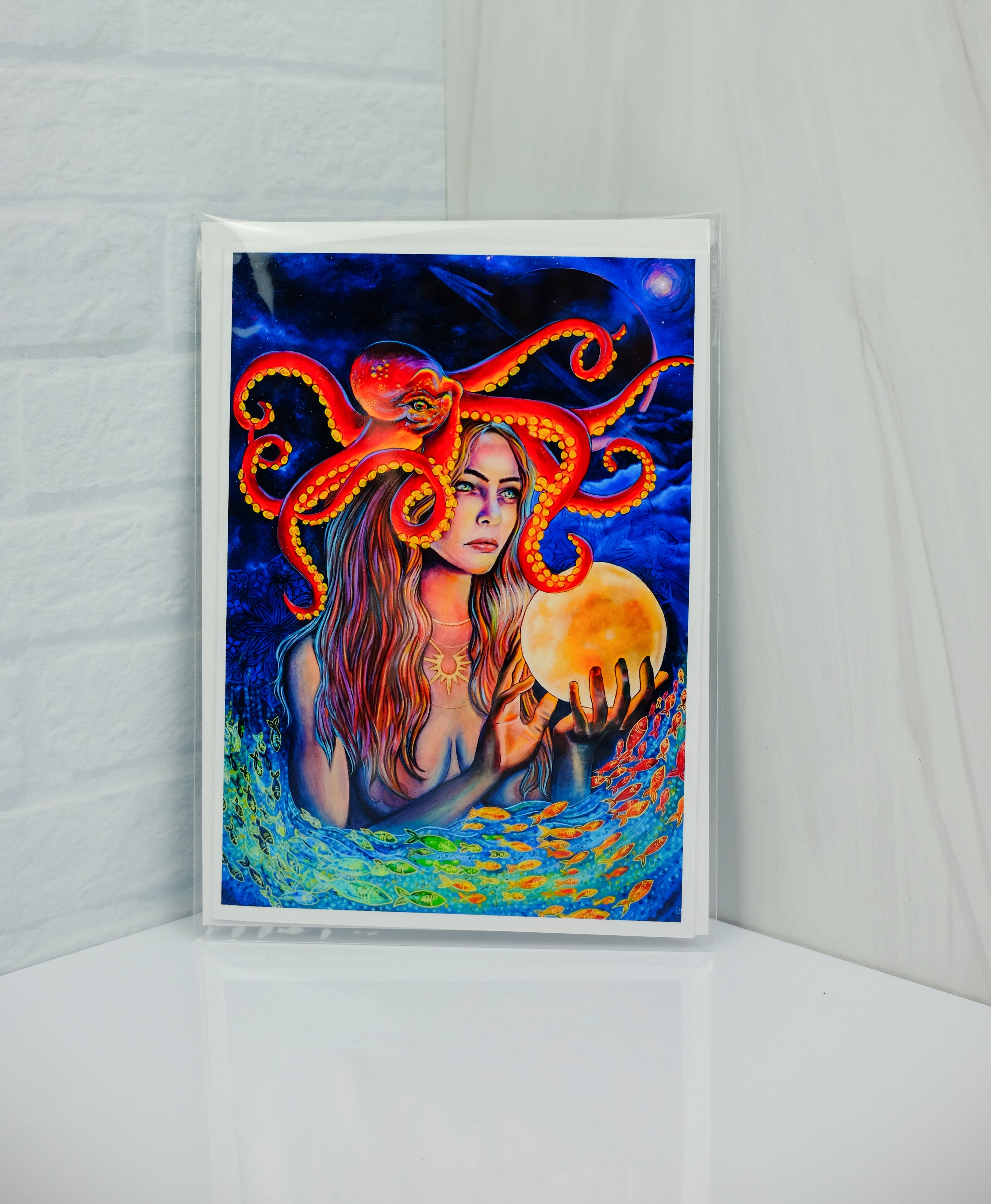 Lunar Current Greeting Card